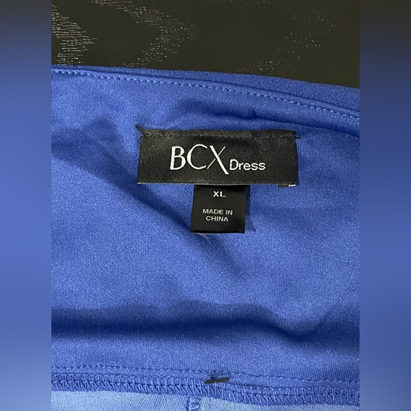 BCX Royal Blue Mini Dress with Silver Accents - Picture 10 of 11